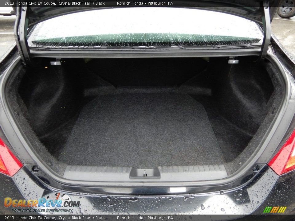 2013 Honda Civic EX Coupe Crystal Black Pearl / Black Photo #26