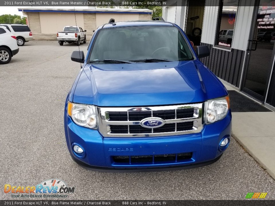 2011 Ford Escape XLT V6 Blue Flame Metallic / Charcoal Black Photo #7