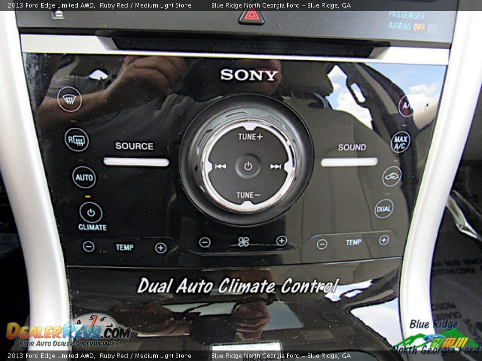 2013 Ford Edge Limited AWD Ruby Red / Medium Light Stone Photo #24