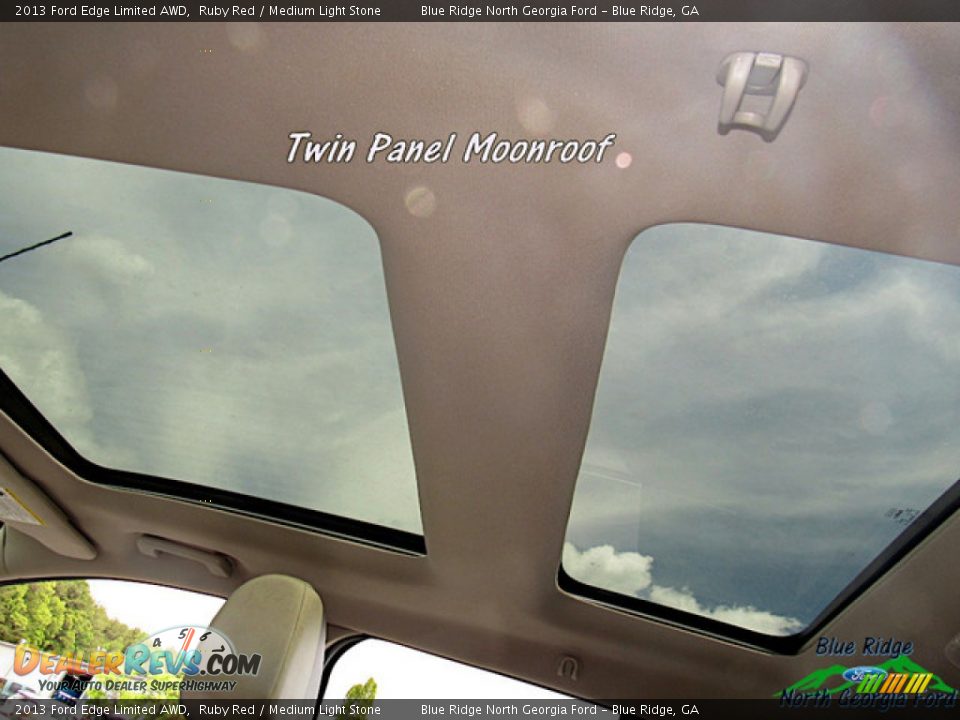 2013 Ford Edge Limited AWD Ruby Red / Medium Light Stone Photo #25