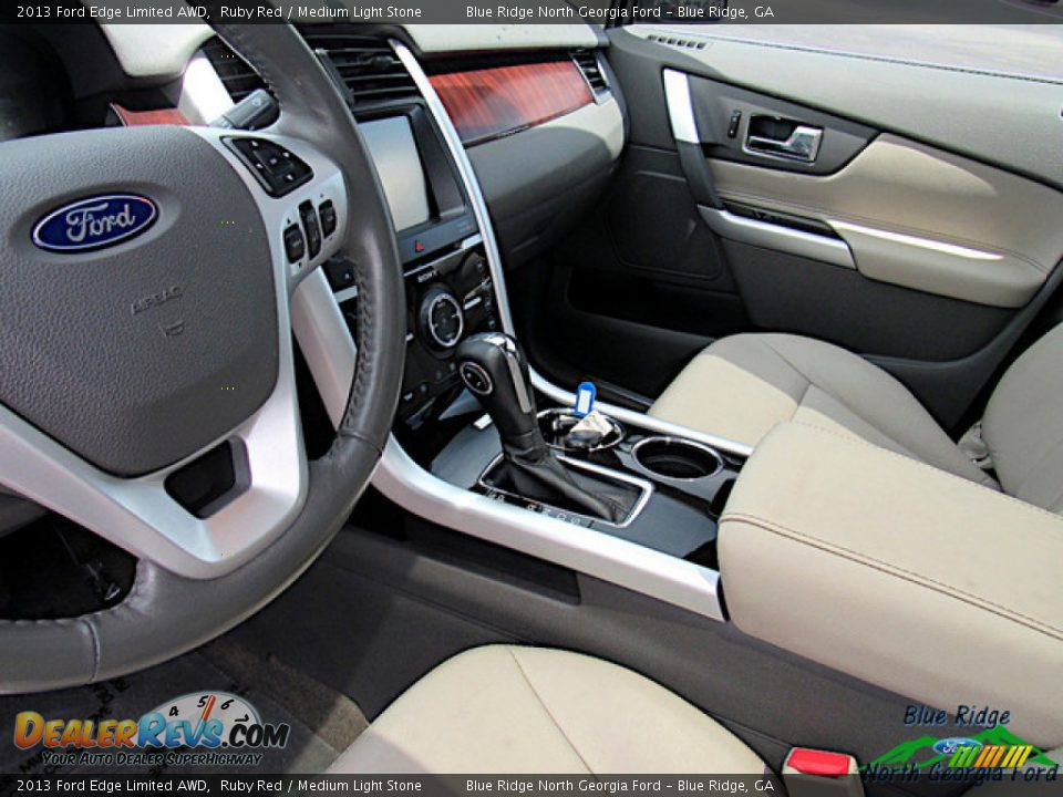 2013 Ford Edge Limited AWD Ruby Red / Medium Light Stone Photo #26