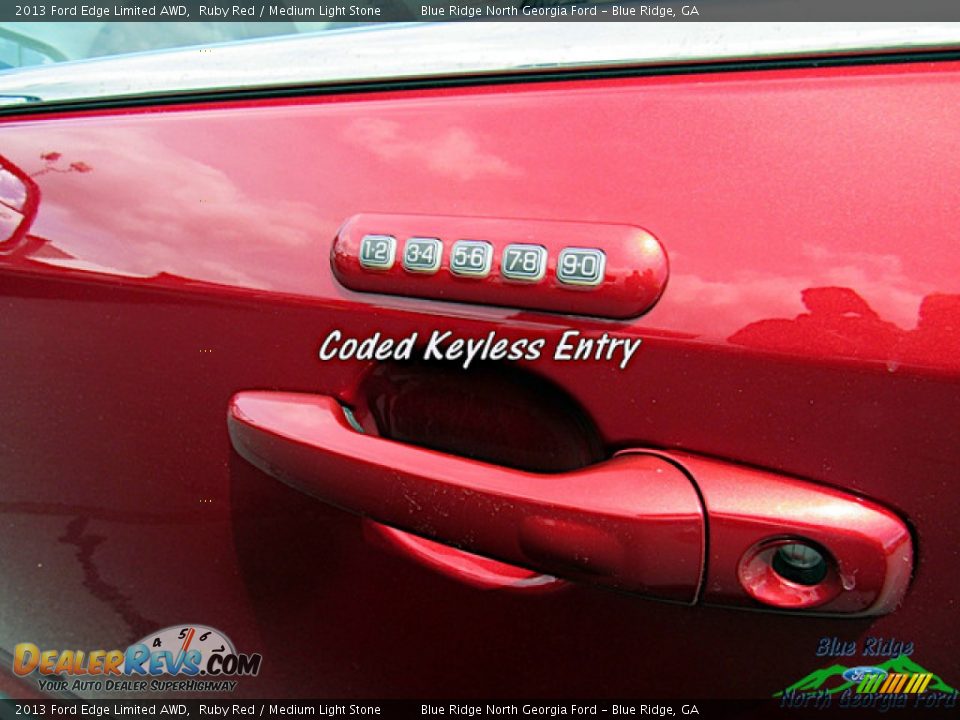 2013 Ford Edge Limited AWD Ruby Red / Medium Light Stone Photo #27