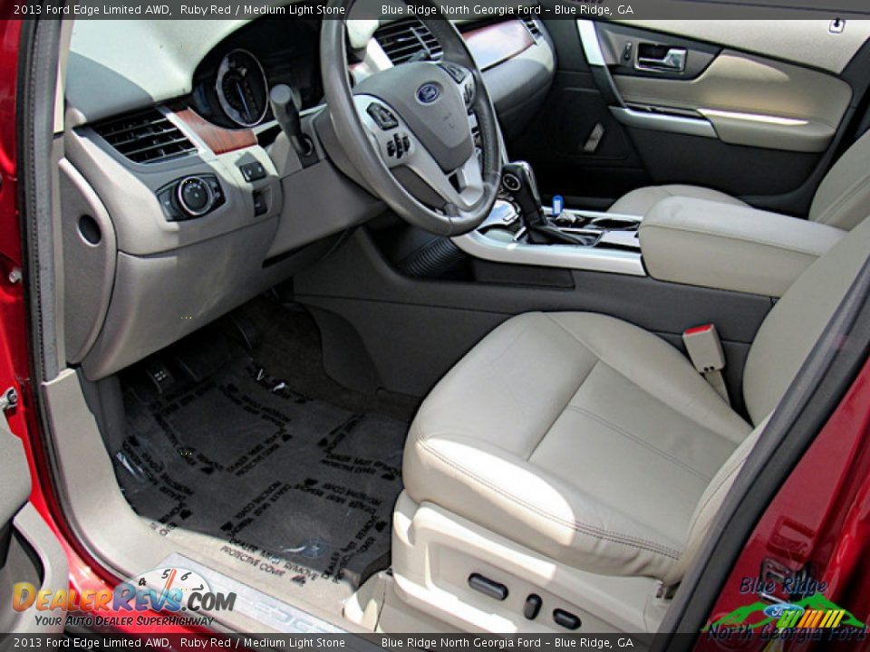 2013 Ford Edge Limited AWD Ruby Red / Medium Light Stone Photo #29