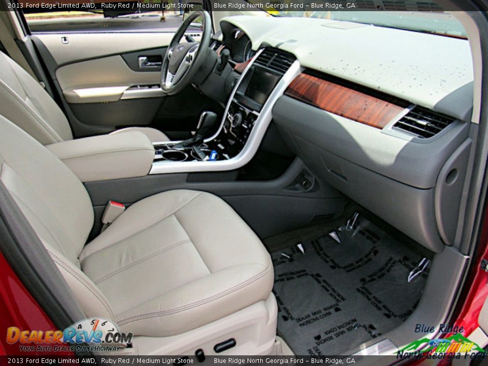 2013 Ford Edge Limited AWD Ruby Red / Medium Light Stone Photo #30