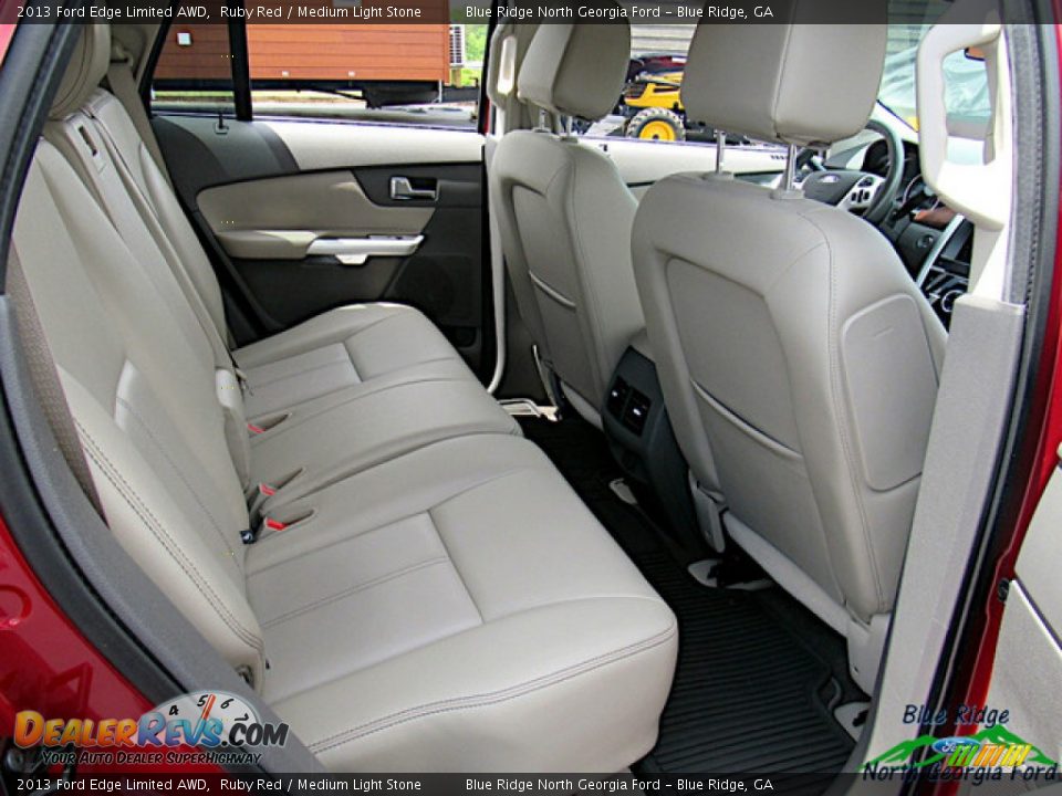 2013 Ford Edge Limited AWD Ruby Red / Medium Light Stone Photo #31
