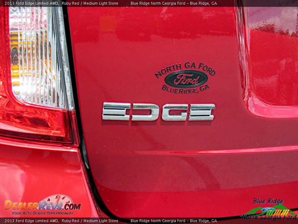 2013 Ford Edge Limited AWD Ruby Red / Medium Light Stone Photo #36