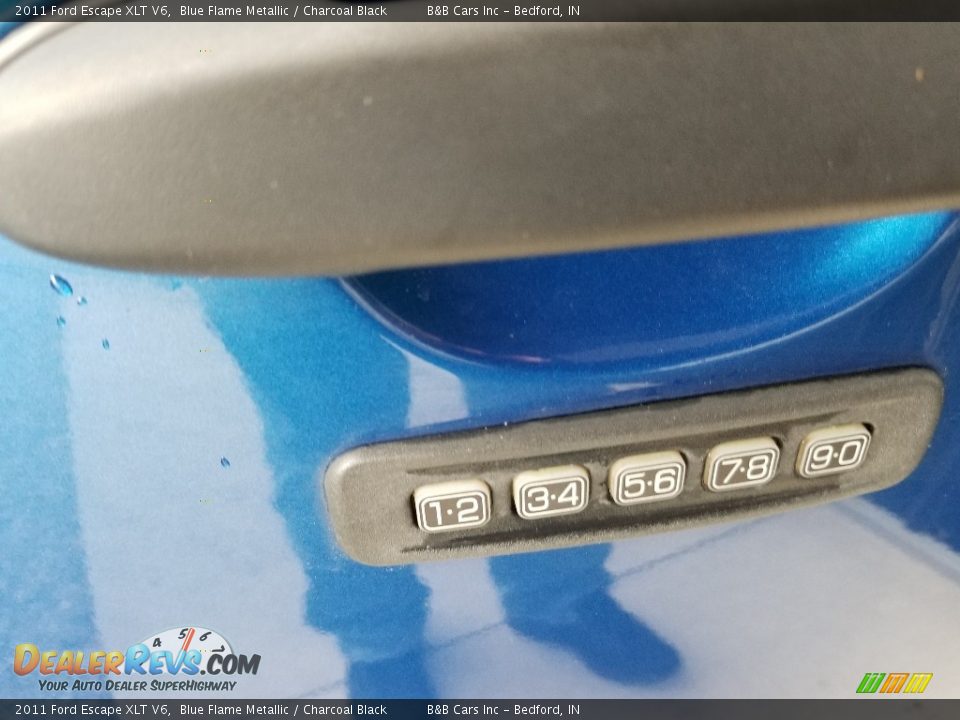 2011 Ford Escape XLT V6 Blue Flame Metallic / Charcoal Black Photo #19