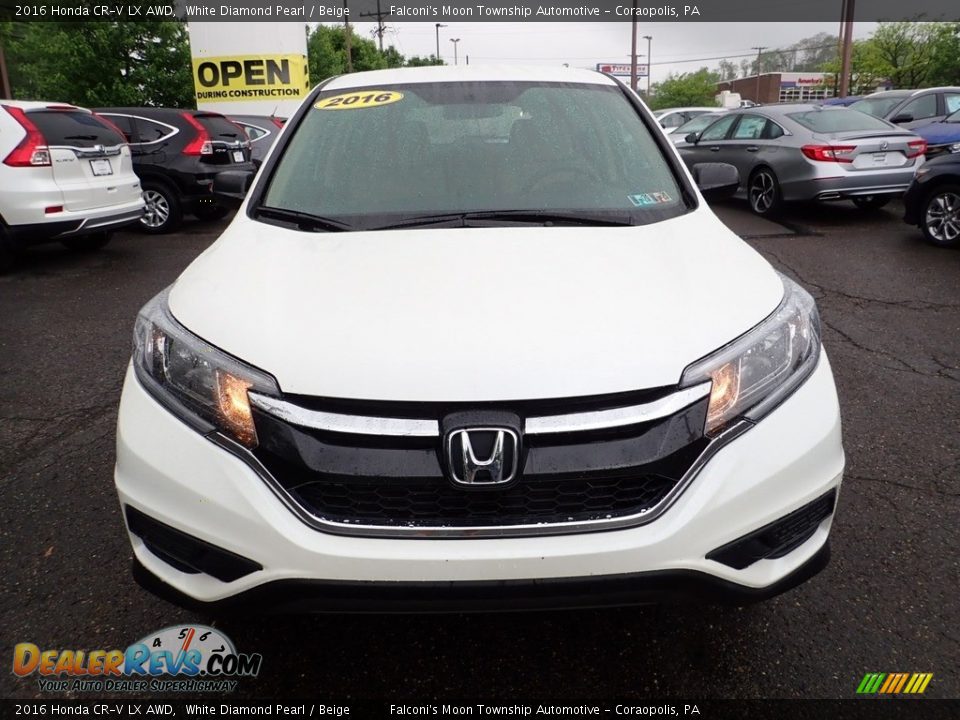 2016 Honda CR-V LX AWD White Diamond Pearl / Beige Photo #9