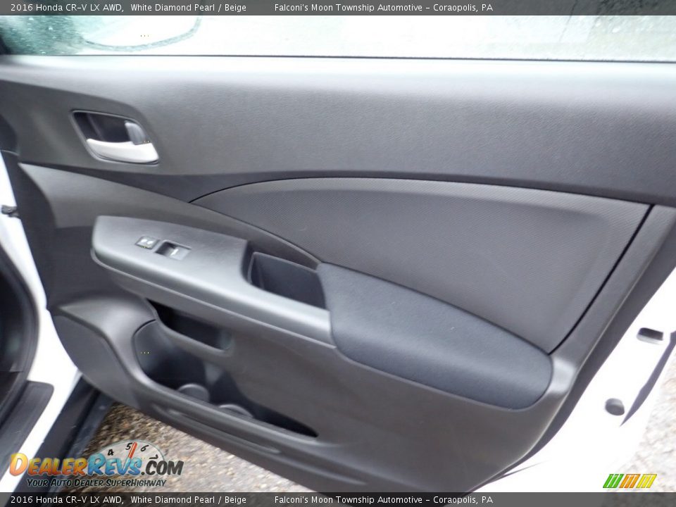 2016 Honda CR-V LX AWD White Diamond Pearl / Beige Photo #13