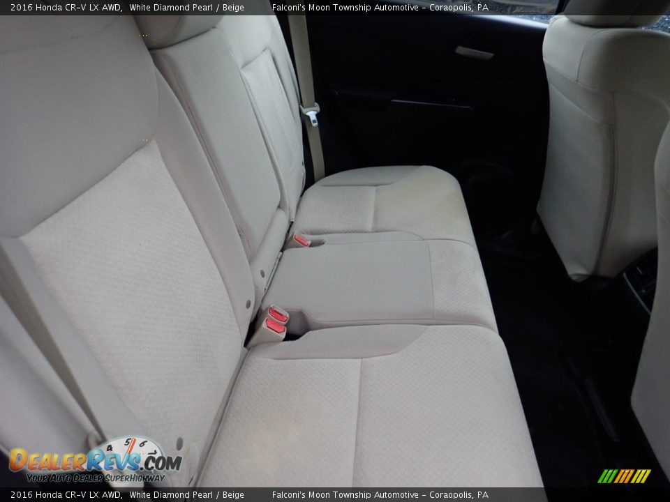 2016 Honda CR-V LX AWD White Diamond Pearl / Beige Photo #14