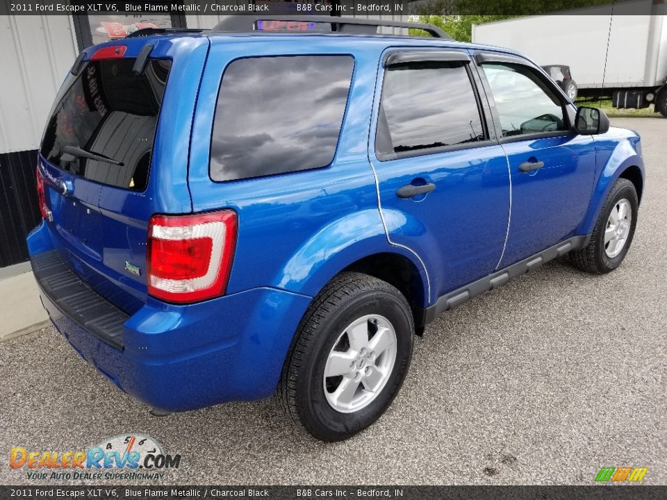 2011 Ford Escape XLT V6 Blue Flame Metallic / Charcoal Black Photo #24