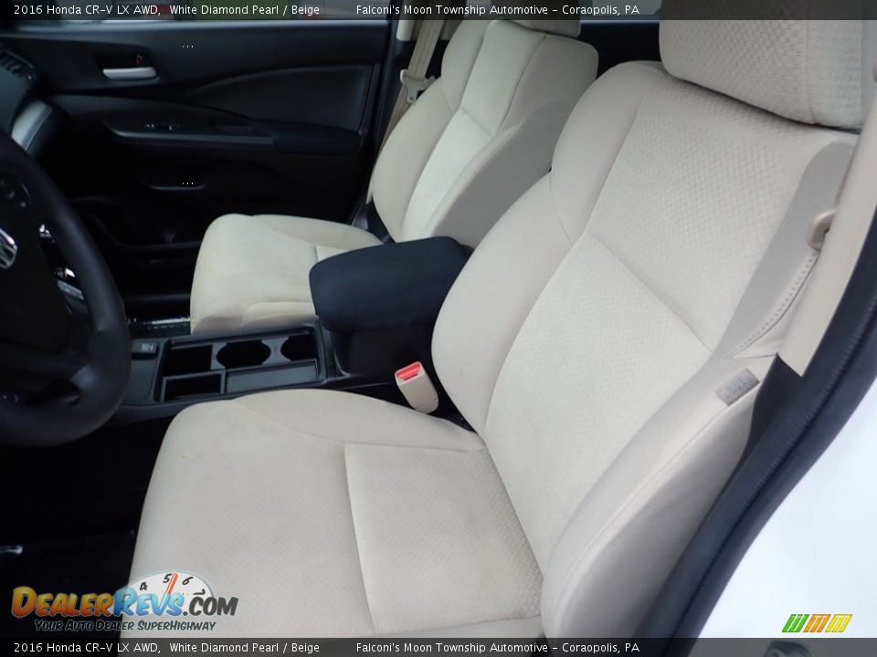 2016 Honda CR-V LX AWD White Diamond Pearl / Beige Photo #15