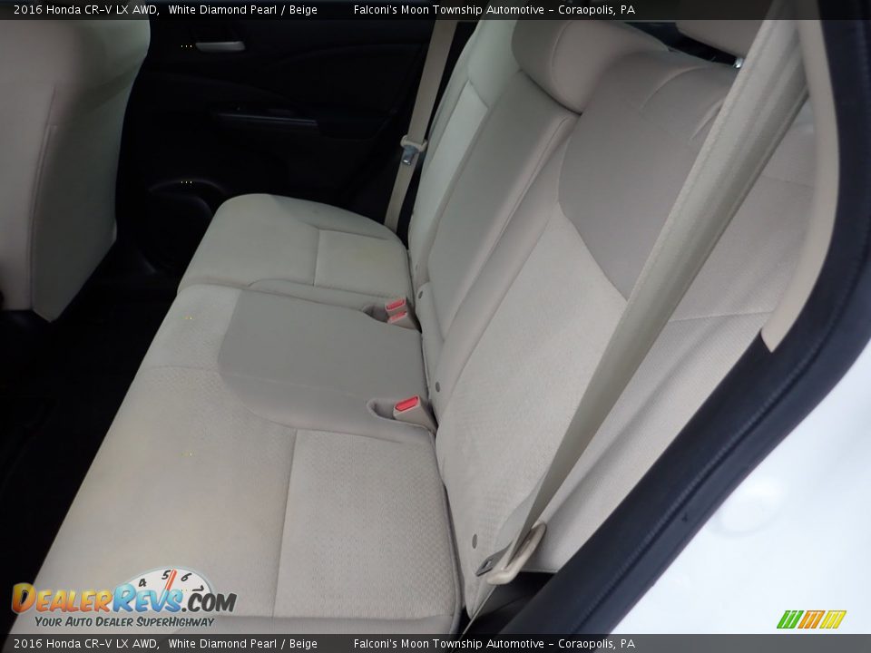 2016 Honda CR-V LX AWD White Diamond Pearl / Beige Photo #16