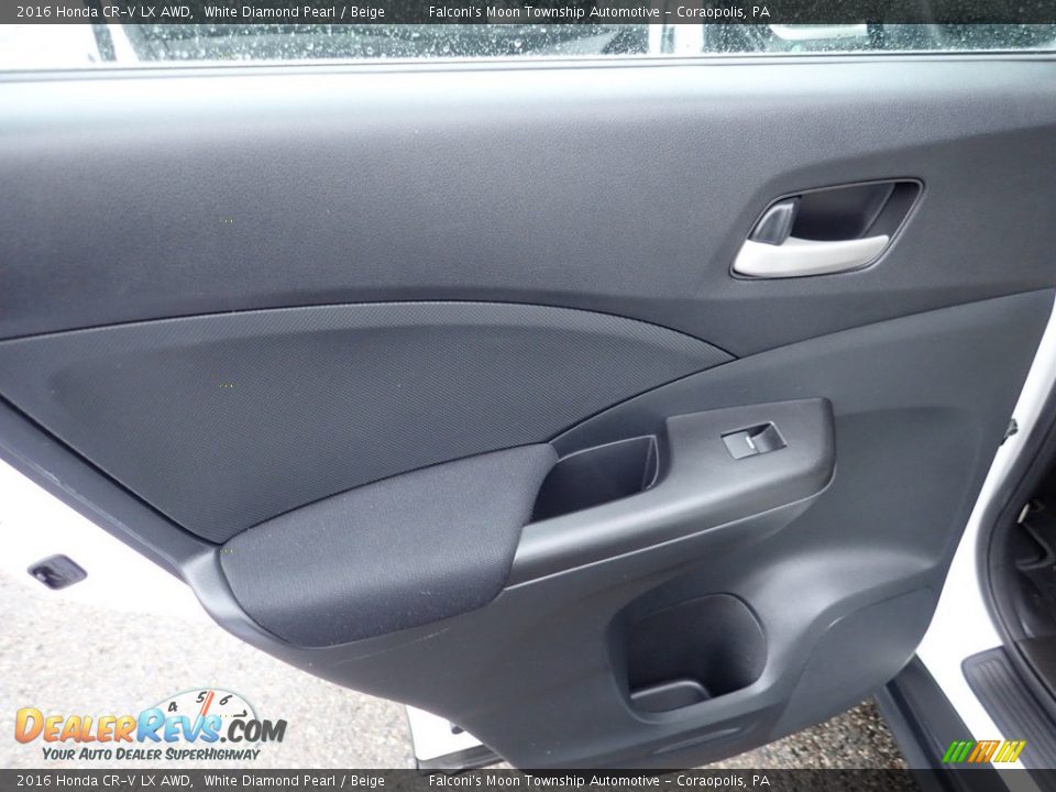 2016 Honda CR-V LX AWD White Diamond Pearl / Beige Photo #18