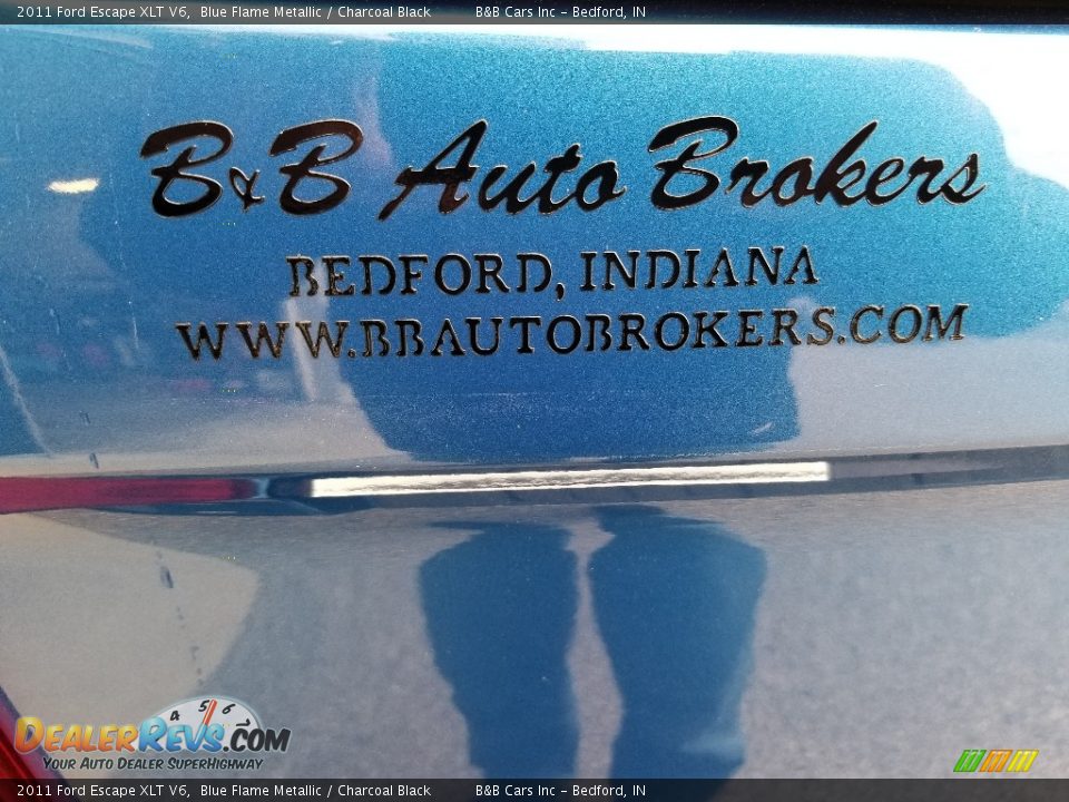 2011 Ford Escape XLT V6 Blue Flame Metallic / Charcoal Black Photo #26