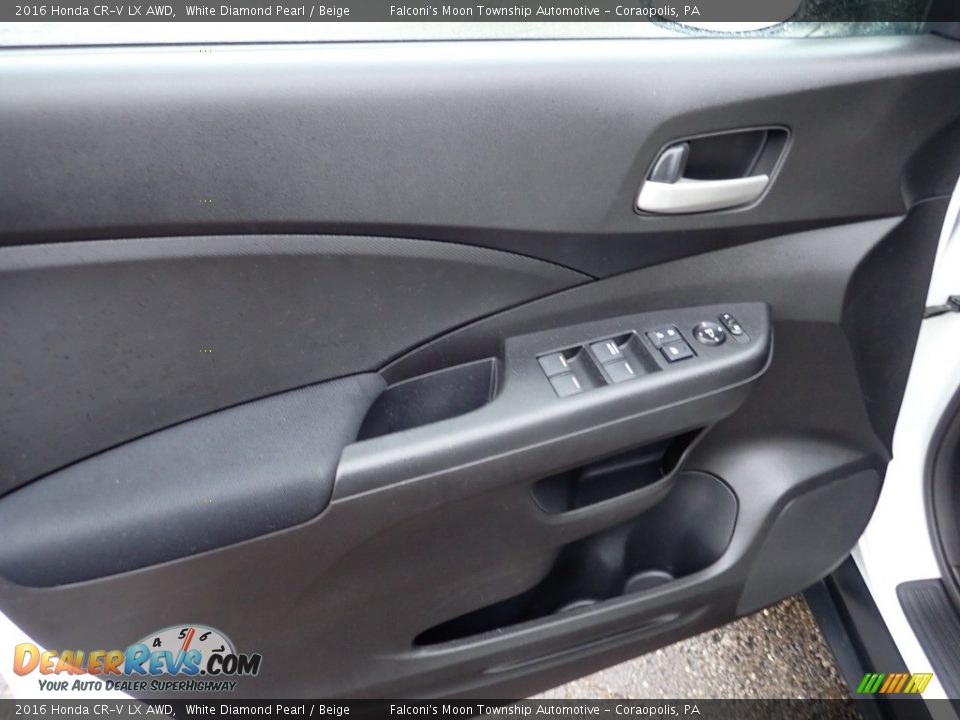 2016 Honda CR-V LX AWD White Diamond Pearl / Beige Photo #19