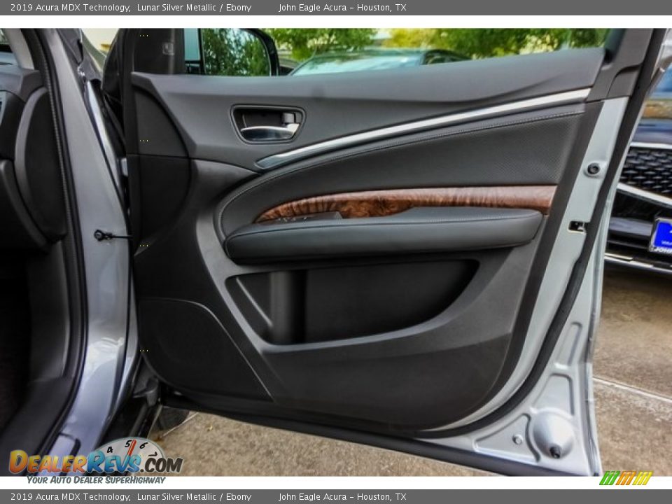 2019 Acura MDX Technology Lunar Silver Metallic / Ebony Photo #24