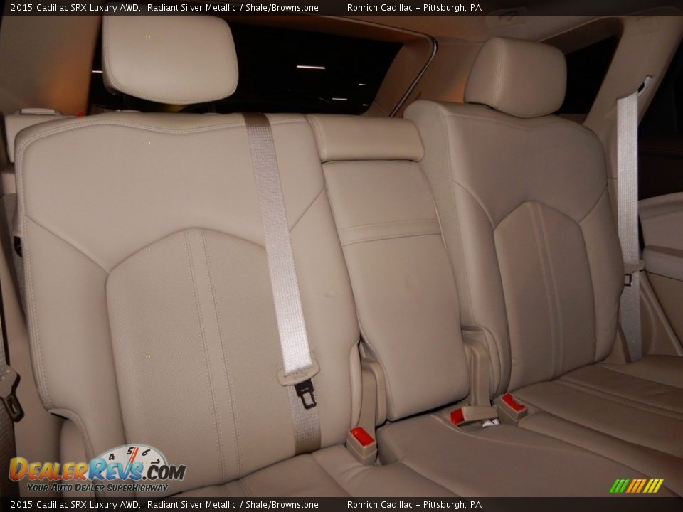 2015 Cadillac SRX Luxury AWD Radiant Silver Metallic / Shale/Brownstone Photo #20