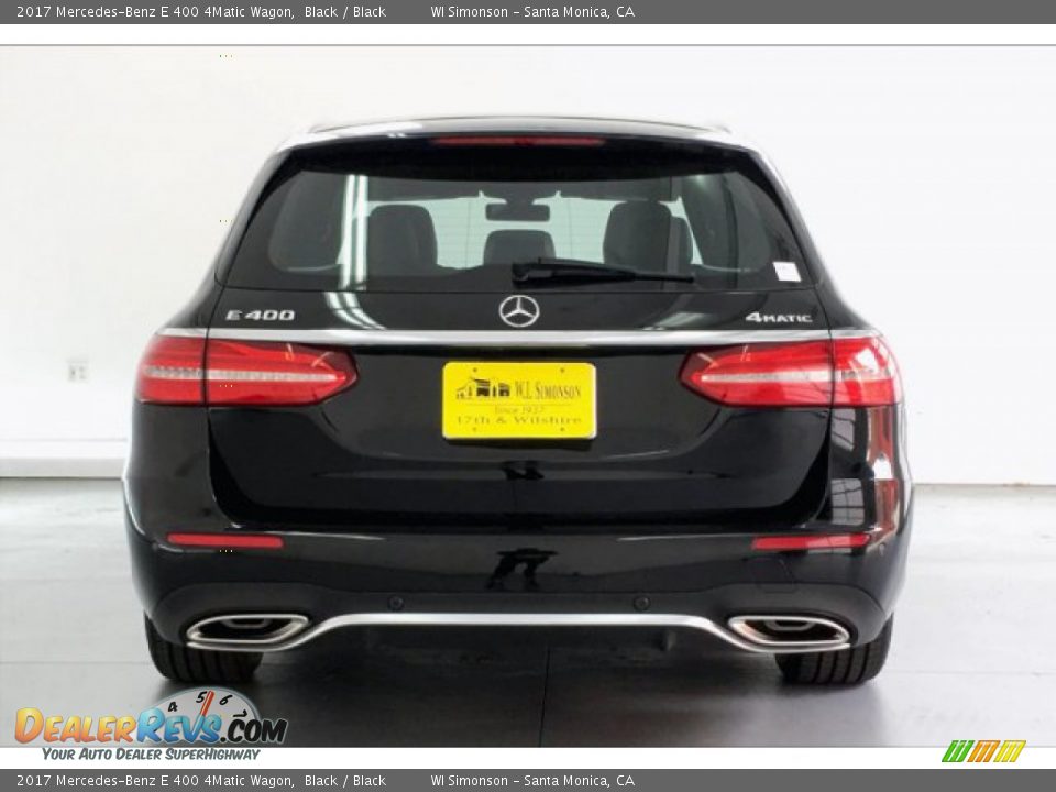 2017 Mercedes-Benz E 400 4Matic Wagon Black / Black Photo #3