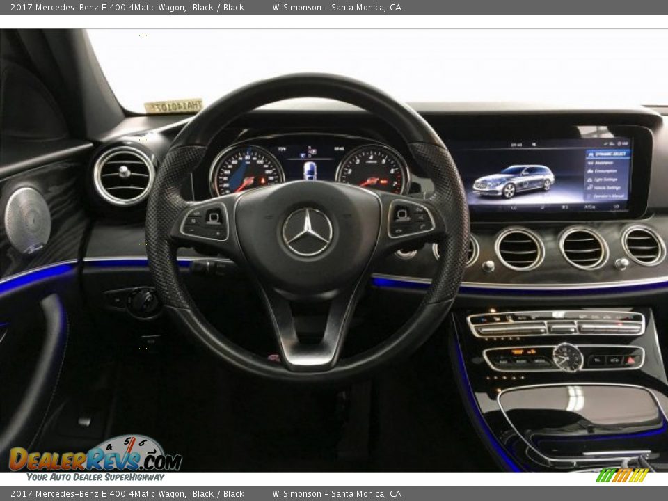 2017 Mercedes-Benz E 400 4Matic Wagon Black / Black Photo #4