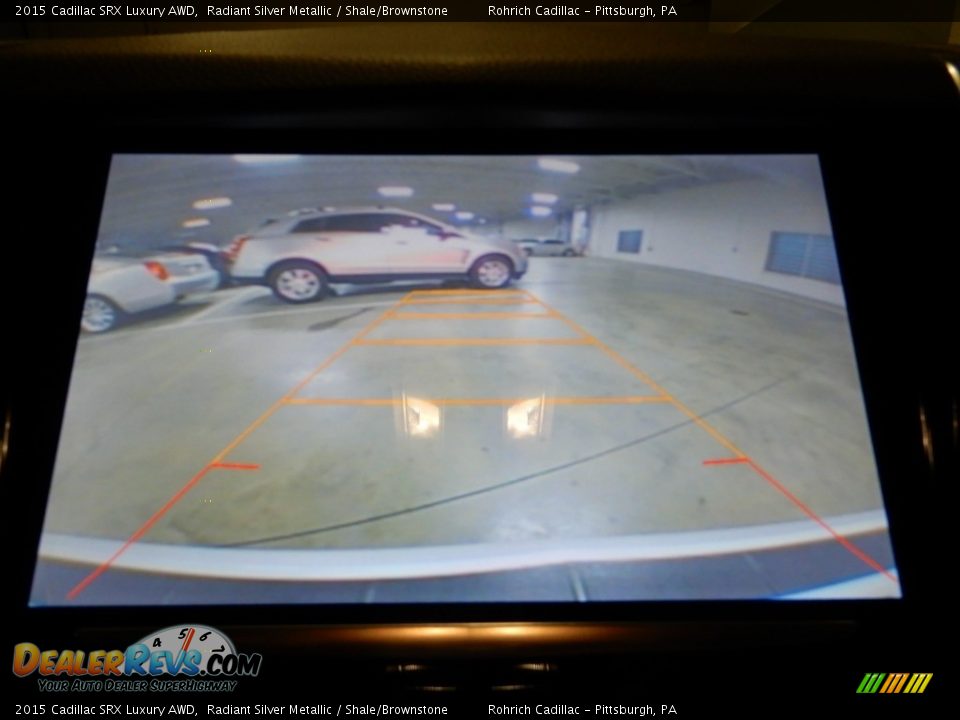 2015 Cadillac SRX Luxury AWD Radiant Silver Metallic / Shale/Brownstone Photo #25