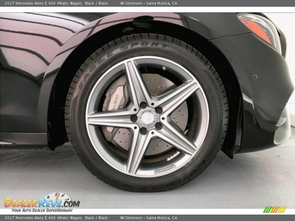 2017 Mercedes-Benz E 400 4Matic Wagon Black / Black Photo #8