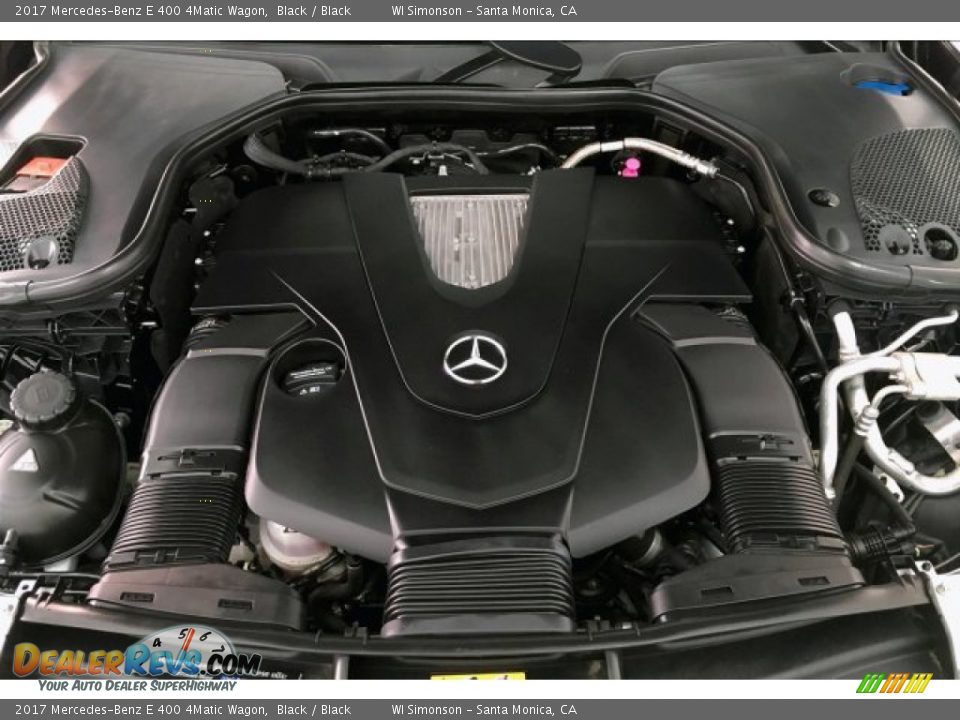 2017 Mercedes-Benz E 400 4Matic Wagon Black / Black Photo #9