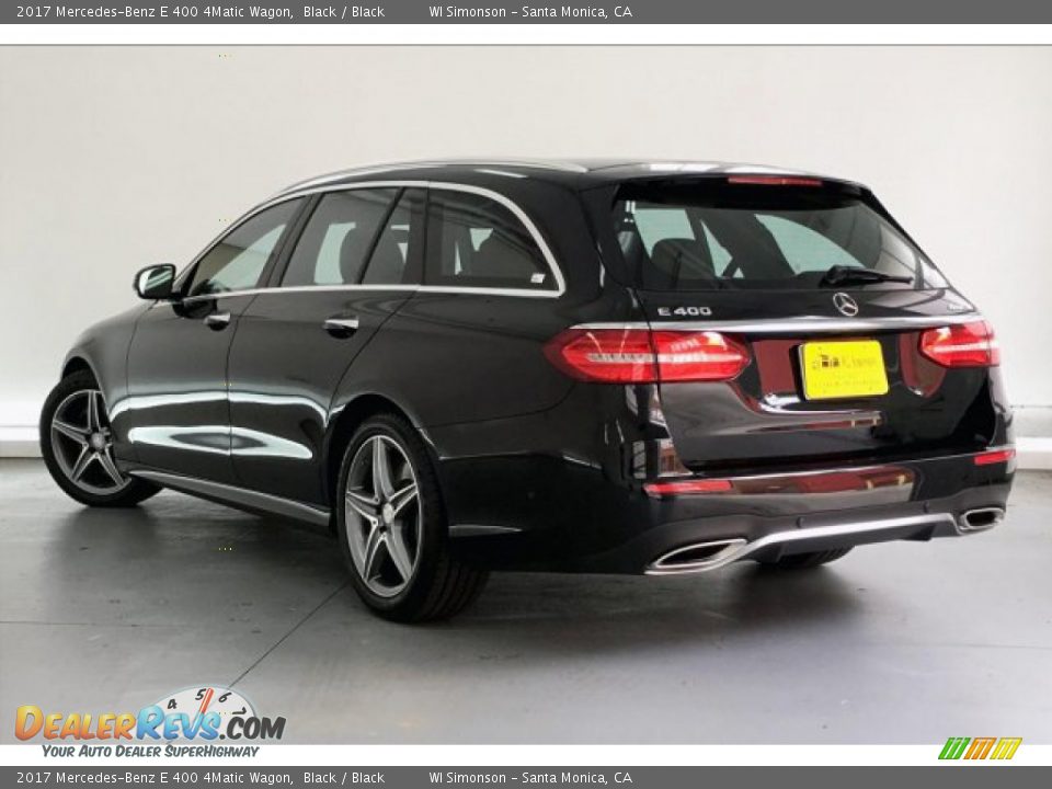 2017 Mercedes-Benz E 400 4Matic Wagon Black / Black Photo #10
