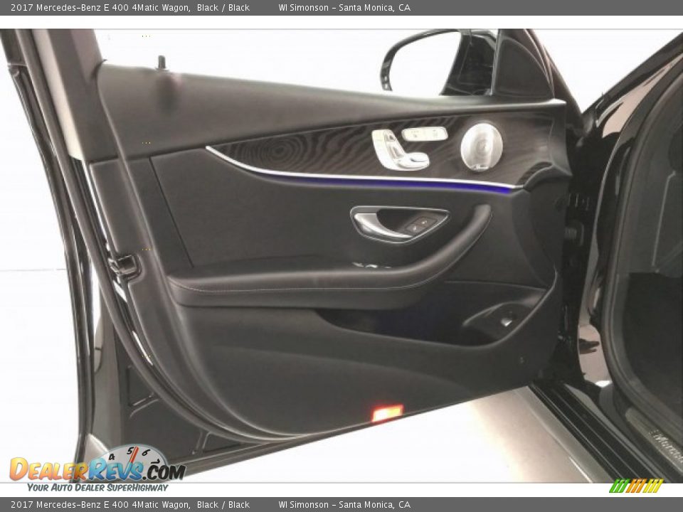 2017 Mercedes-Benz E 400 4Matic Wagon Black / Black Photo #25