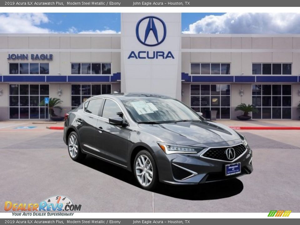 2019 Acura ILX Acurawatch Plus Modern Steel Metallic / Ebony Photo #1