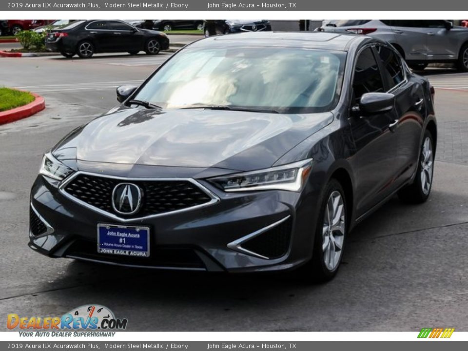 2019 Acura ILX Acurawatch Plus Modern Steel Metallic / Ebony Photo #3