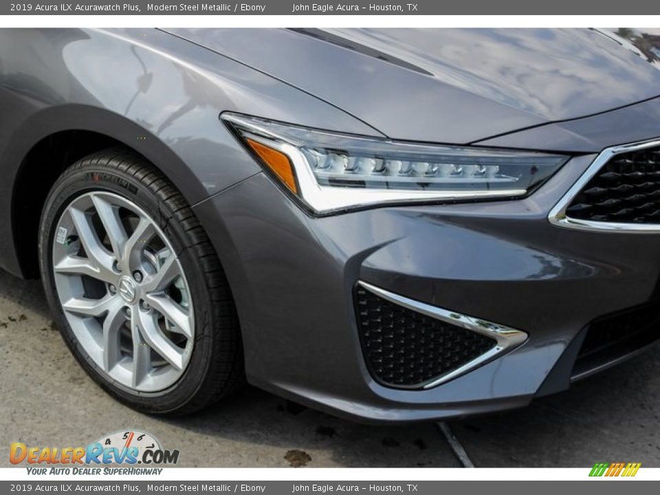 2019 Acura ILX Acurawatch Plus Modern Steel Metallic / Ebony Photo #10