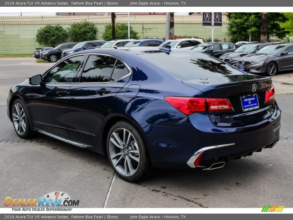 2019 Acura TLX V6 Advance Sedan Fathom Blue Pearl / Ebony Photo #5