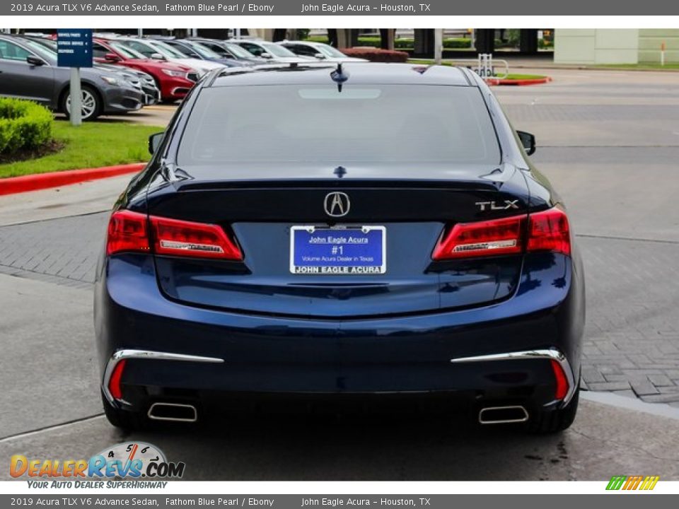 2019 Acura TLX V6 Advance Sedan Fathom Blue Pearl / Ebony Photo #6