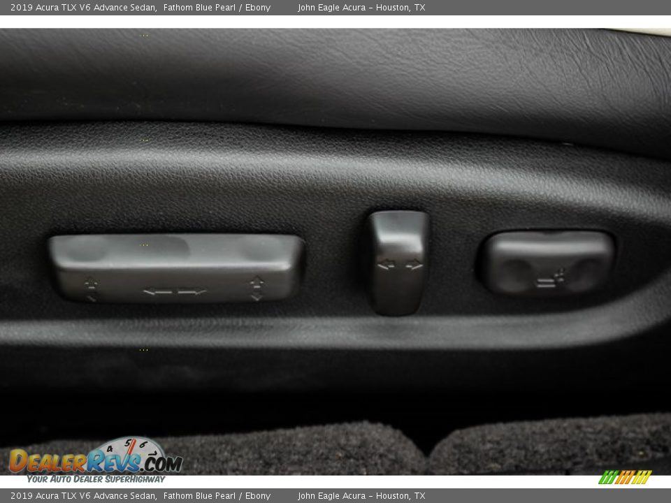 2019 Acura TLX V6 Advance Sedan Fathom Blue Pearl / Ebony Photo #13