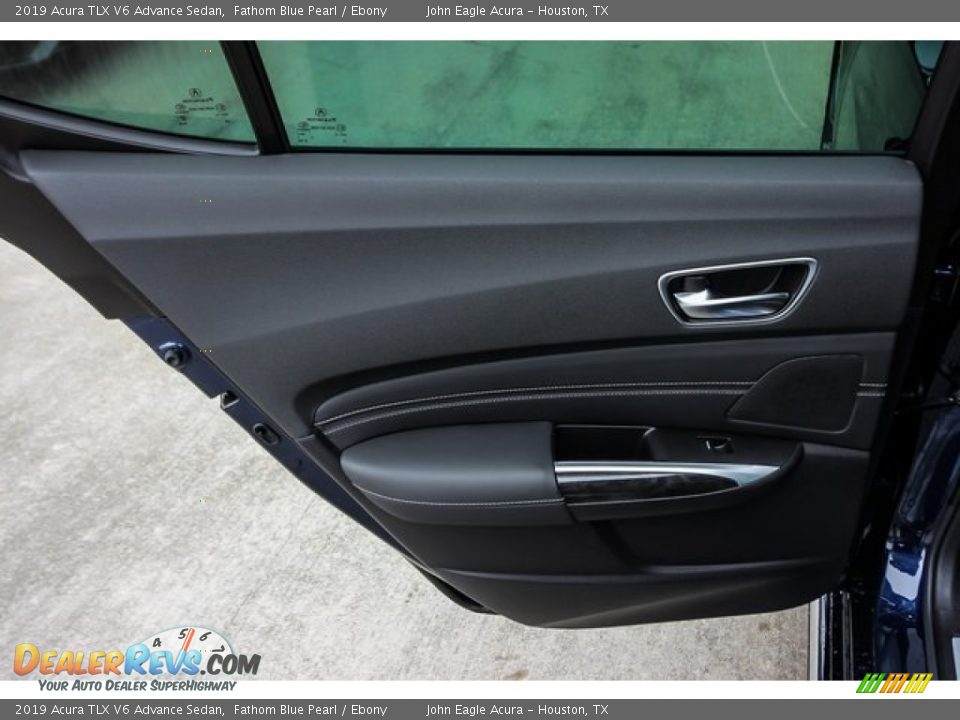 2019 Acura TLX V6 Advance Sedan Fathom Blue Pearl / Ebony Photo #15