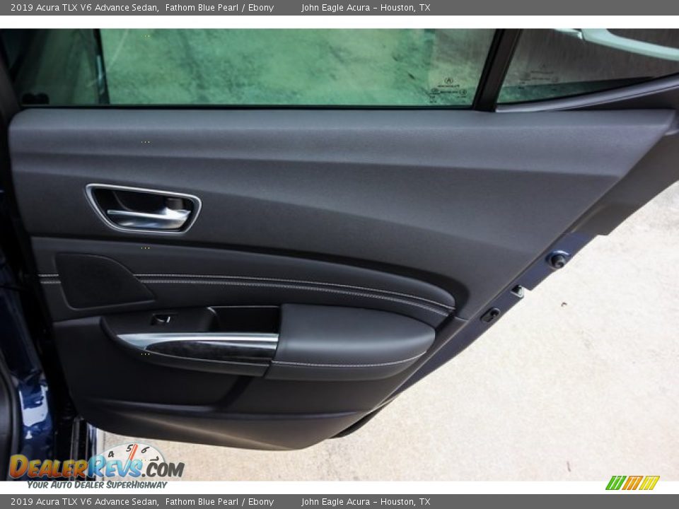 2019 Acura TLX V6 Advance Sedan Fathom Blue Pearl / Ebony Photo #18