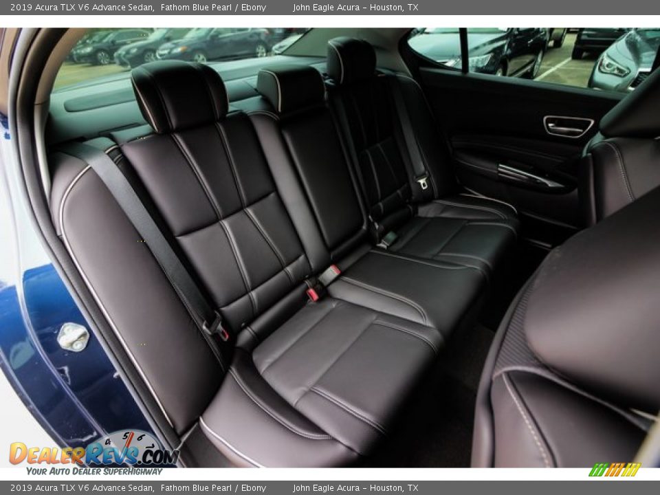 2019 Acura TLX V6 Advance Sedan Fathom Blue Pearl / Ebony Photo #19