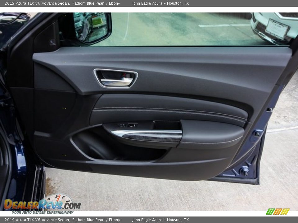 2019 Acura TLX V6 Advance Sedan Fathom Blue Pearl / Ebony Photo #20