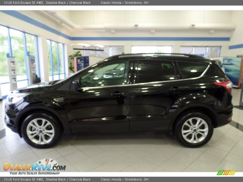 2018 Ford Escape SE 4WD Shadow Black / Charcoal Black Photo #2