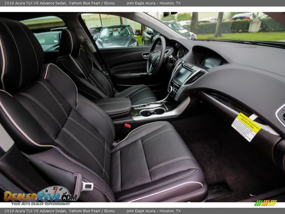 2019 Acura TLX V6 Advance Sedan Fathom Blue Pearl / Ebony Photo #21