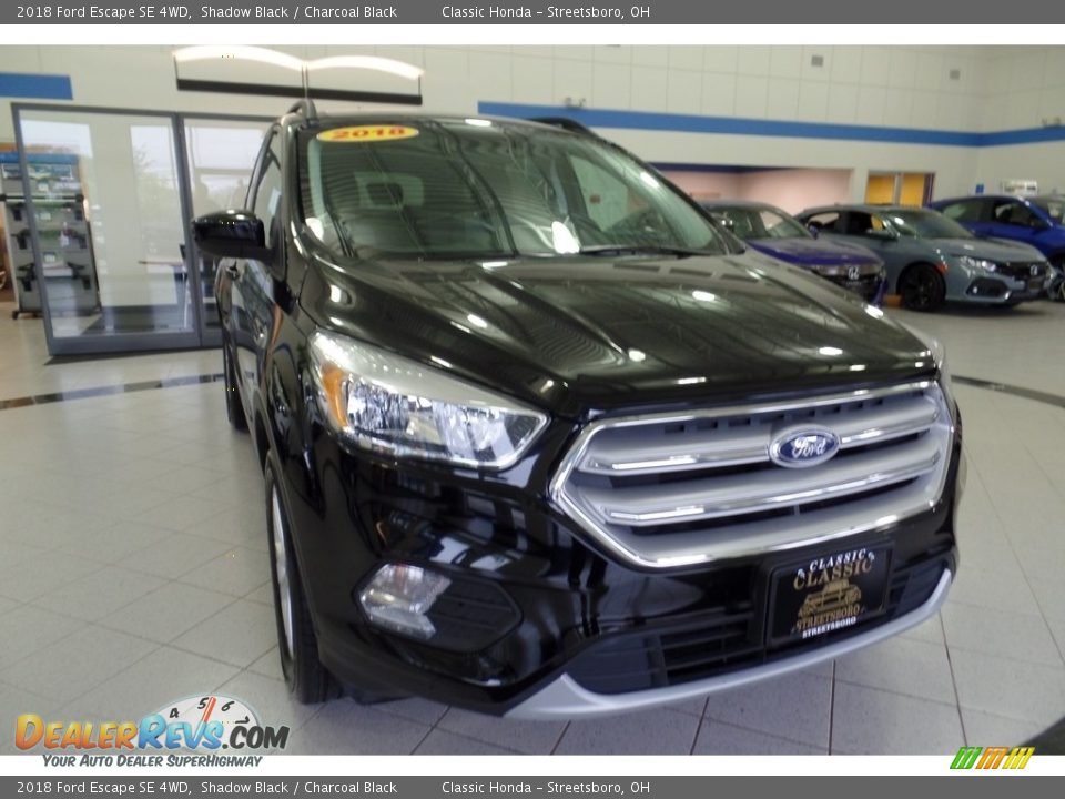 2018 Ford Escape SE 4WD Shadow Black / Charcoal Black Photo #6
