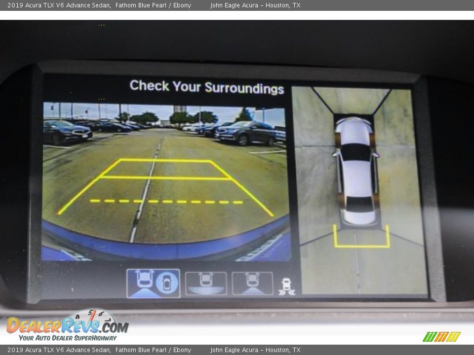 2019 Acura TLX V6 Advance Sedan Fathom Blue Pearl / Ebony Photo #28