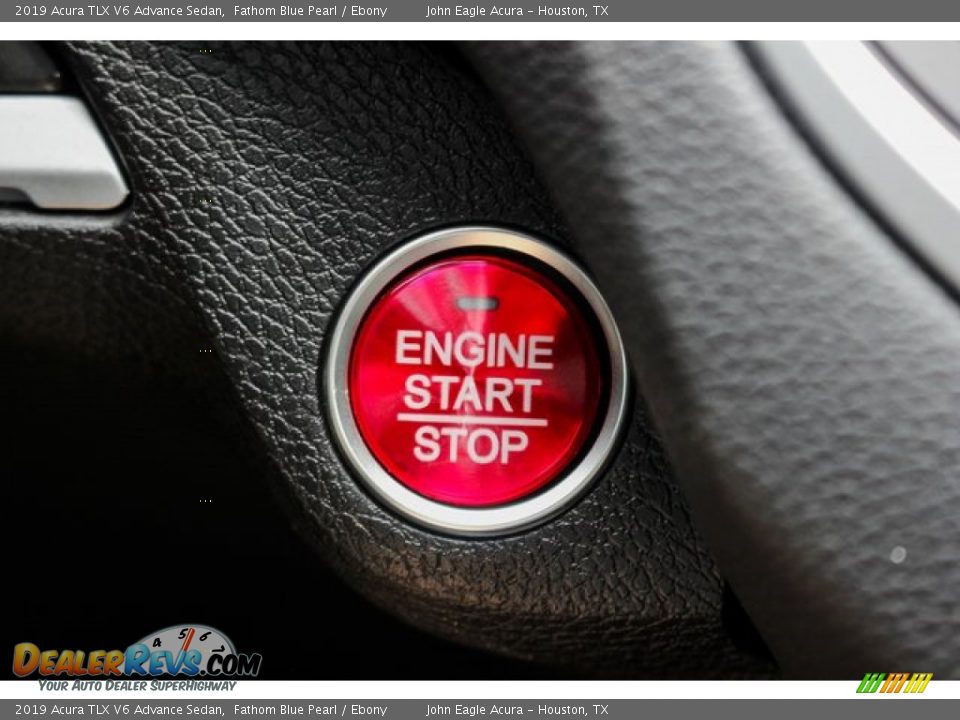 2019 Acura TLX V6 Advance Sedan Fathom Blue Pearl / Ebony Photo #29