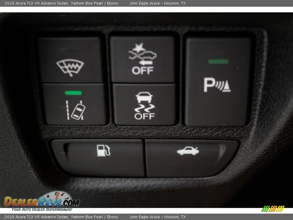 2019 Acura TLX V6 Advance Sedan Fathom Blue Pearl / Ebony Photo #35