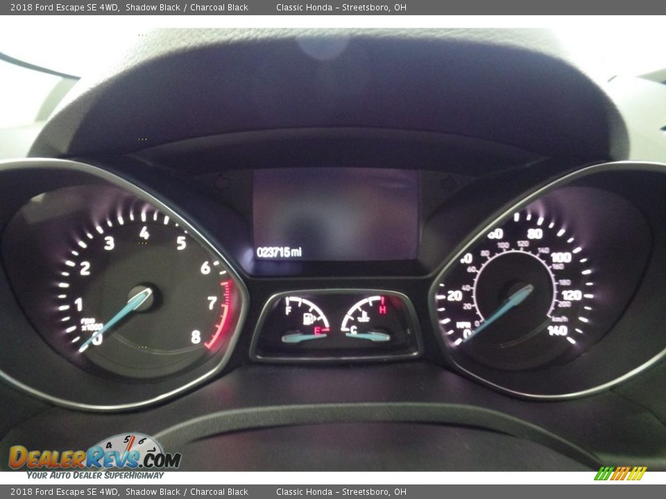 2018 Ford Escape SE 4WD Shadow Black / Charcoal Black Photo #23