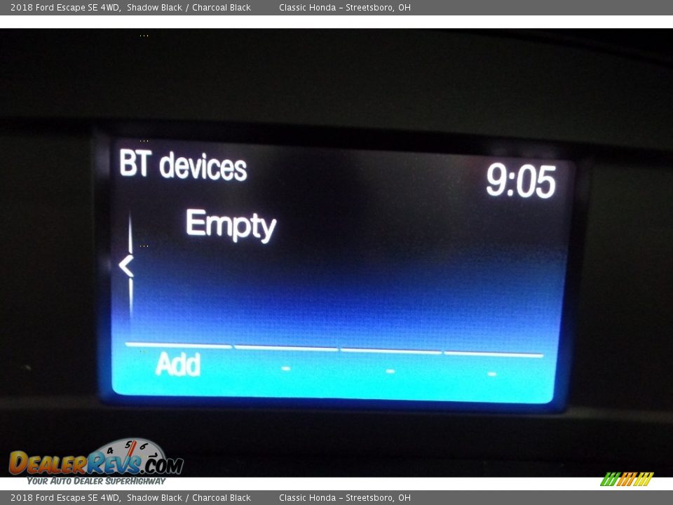 2018 Ford Escape SE 4WD Shadow Black / Charcoal Black Photo #29