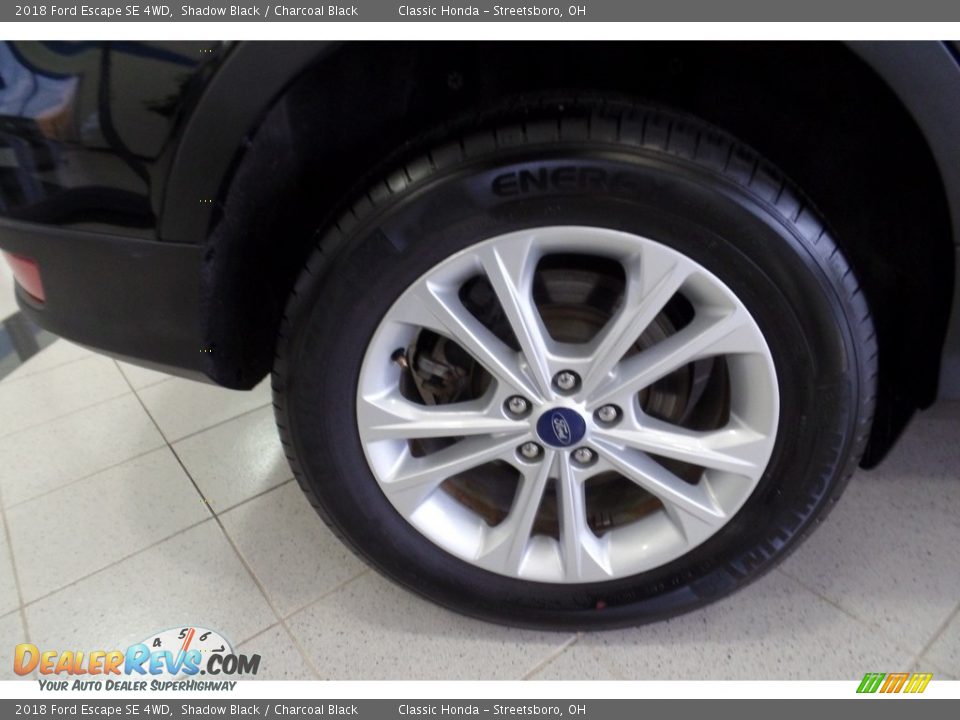 2018 Ford Escape SE 4WD Shadow Black / Charcoal Black Photo #34