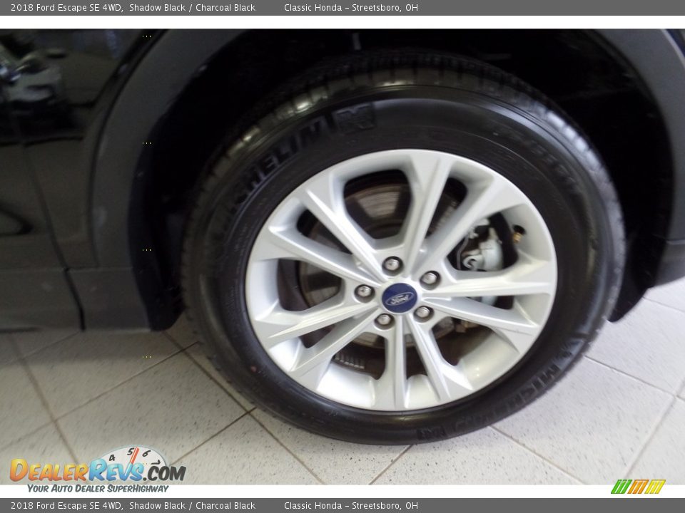 2018 Ford Escape SE 4WD Shadow Black / Charcoal Black Photo #35