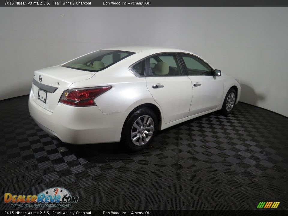 2015 Nissan Altima 2.5 S Pearl White / Charcoal Photo #14